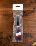 Bumble Bee Professional Barber Fade Brush Soft Bristle Neck Duster & Clipper Cleaning Brush (Barber Pole Design)
