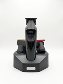 HTC All-in-One Men's Grooming Set – Multi-Head Cordless Barber Clipper, Trimmer & Shaver with Charging Dock
