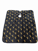 Premium Designer Print Barber Capes with Adjustable Metal Hook Closure