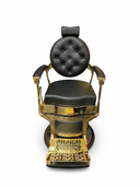 Premium Black & Gold Barber Chairs [Local Pickup Only]
