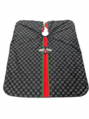 Premium Designer Print Barber Capes with Adjustable Metal Hook Closure