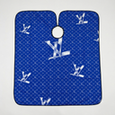 Premium Designer Barber Cape – Adjustable Metal Button Snap Closure