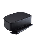 Barber Booster Cushion for Kids and Clients – Durable Black Vinyl Seat Riser | Bumble Bee